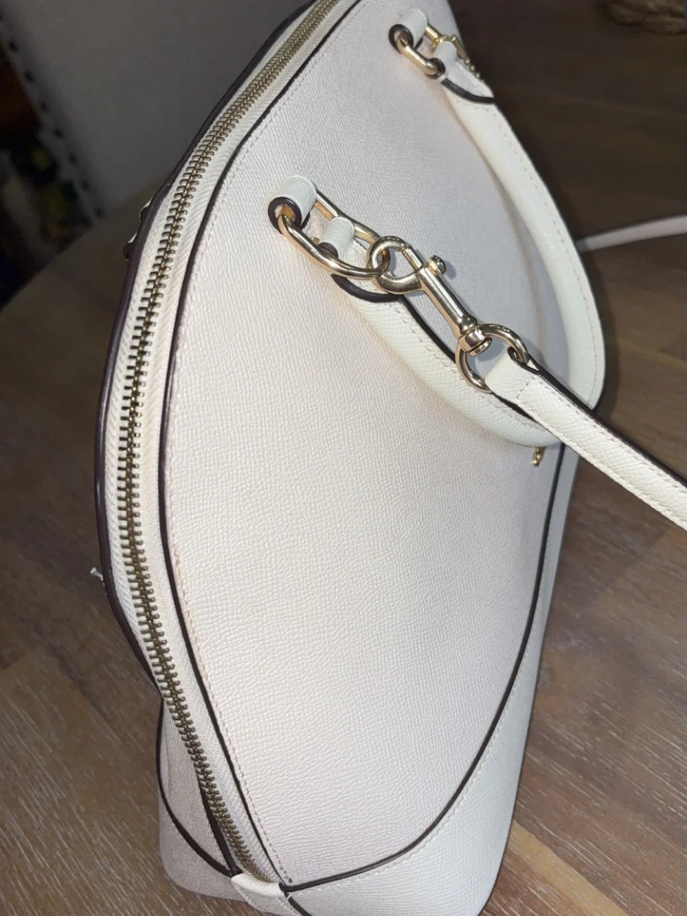 Coach Sierra Satchel with crossgrain leather and polished gold-tone hardware - Picture 5 of 9